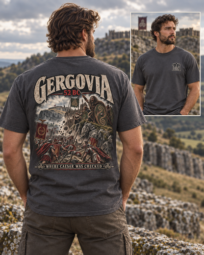 Battle of Gergovia 52 BC Gallic Wars T-shirt graphic design