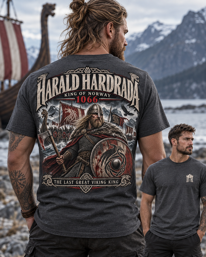 Harald Hardrada 1066 Viking King T-shirt graphic design