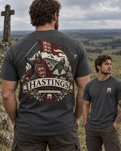 Battle of Hastings 1066 medieval history T-shirt graphic design