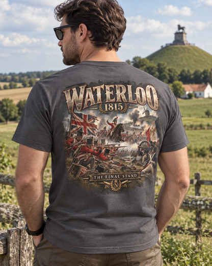 Waterloo 1815 Battle Scene T-Shirt — Napoleonic Wars