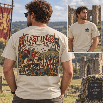Hastings 1066 Battle T-Shirt Iron Regiment historical T-shirt image 1
