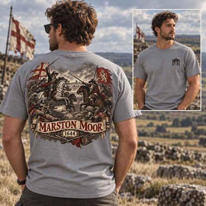 Marston Moor 1644 Battle T-Shirt Iron Regiment historical T-shirt image 1