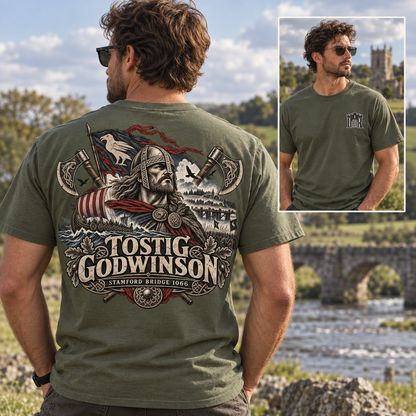 Tostig Godwinson Viking T-Shirt Iron Regiment historical T-shirt image 1