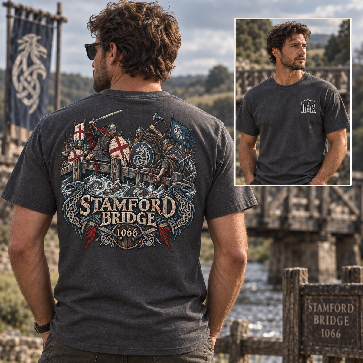 Stamford Bridge 1066 T-Shirt Iron Regiment historical T-shirt image 1