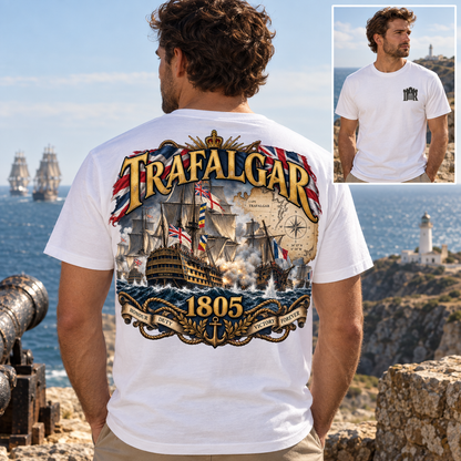 Trafalgar 1805 Naval Battle T-Shirt Iron Regiment historical T-shirt image 1