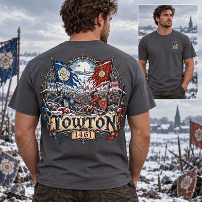 Towton 1461 Battle Tee Iron Regiment historical T-shirt image 1