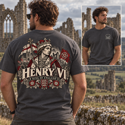 Henry VI King of England T-Shirt Iron Regiment historical T-shirt image 1