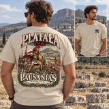 Pausanias Spartan Warrior T-Shirt – Ancient Greek Battle Design