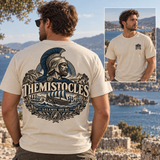 Themistocles Spartan Warrior T-Shirt — Historic Greek Battle Graphic Tee