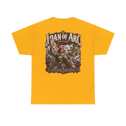 Joan of Arc medieval history T-shirt product mock-up