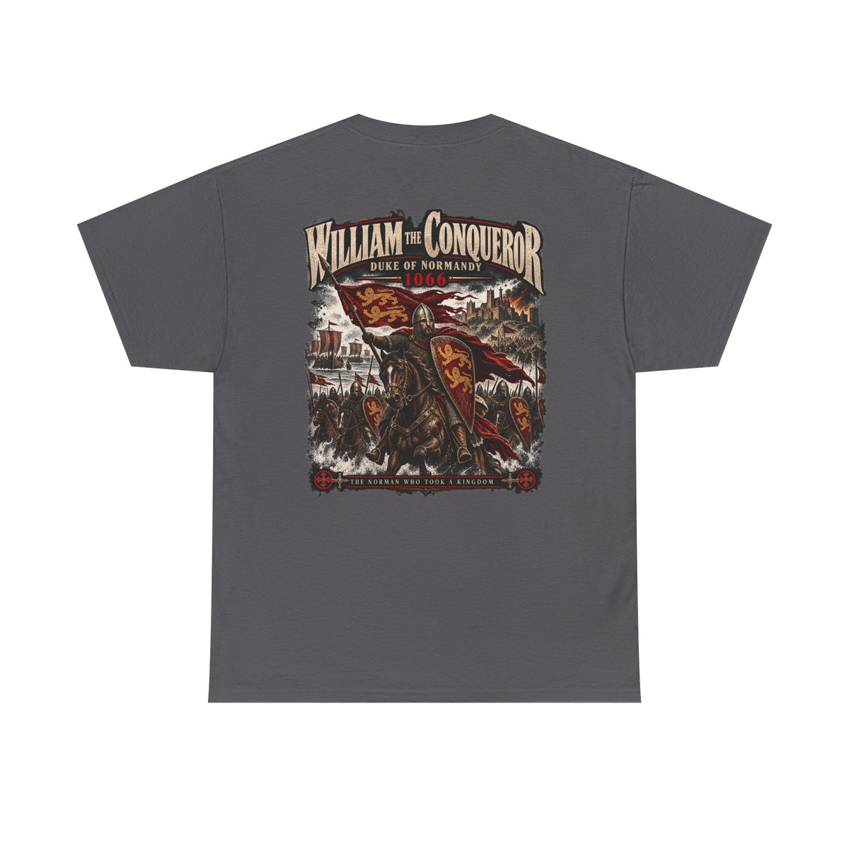 William the Conqueror Norman Conquest history T-shirt product mock-up