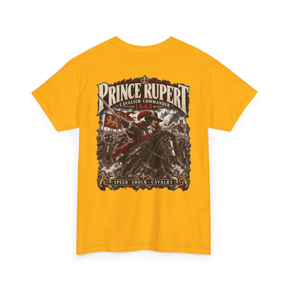 Prince Rupert English Civil War cavalry T-shirt product mock-up