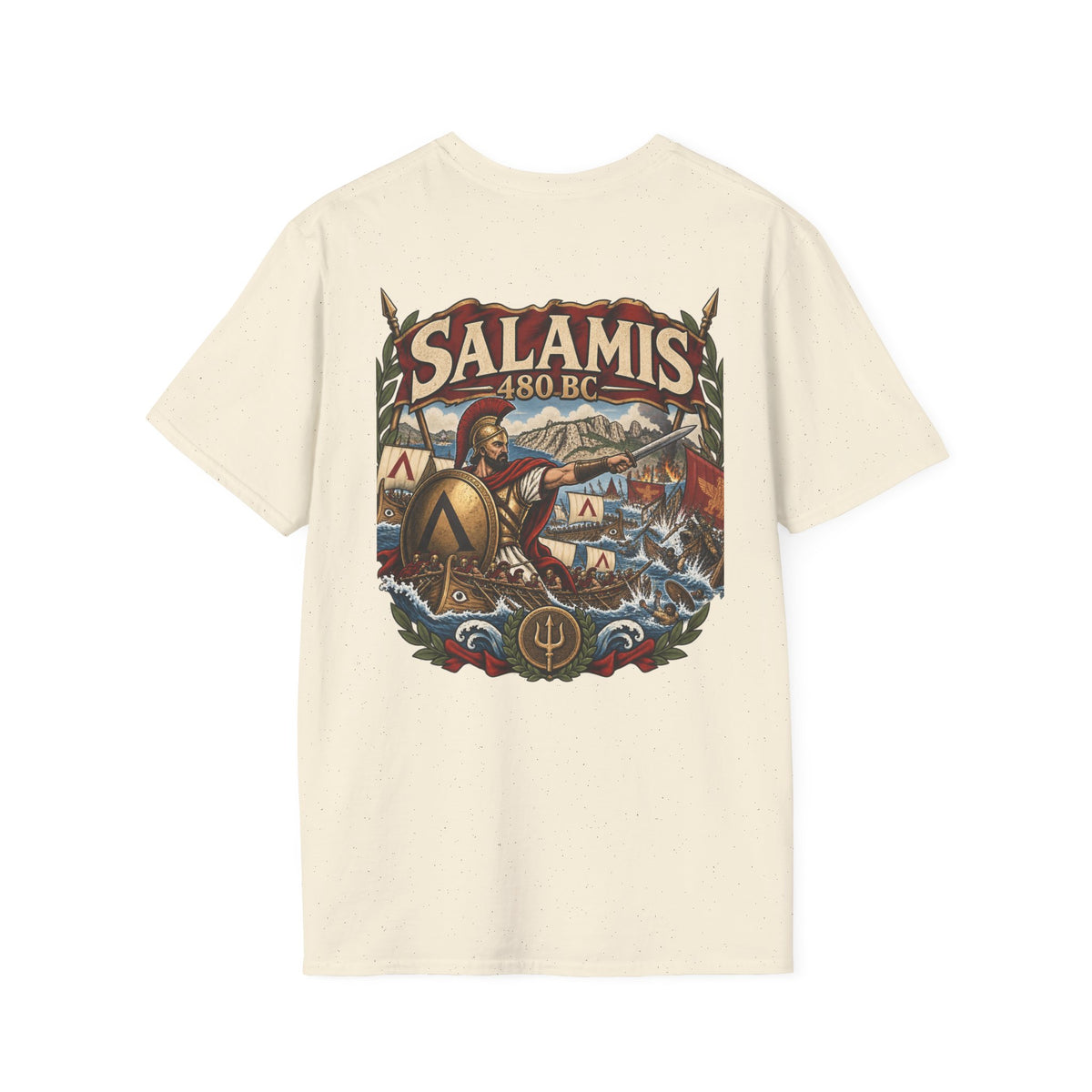 Salamis 480 BC Greek Battle T-Shirt Iron Regiment historical T-shirt image 10