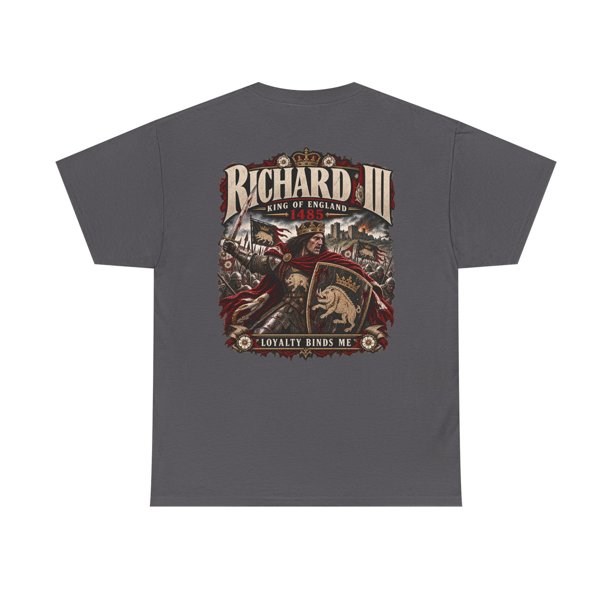 Richard III medieval history T-shirt product mock-up