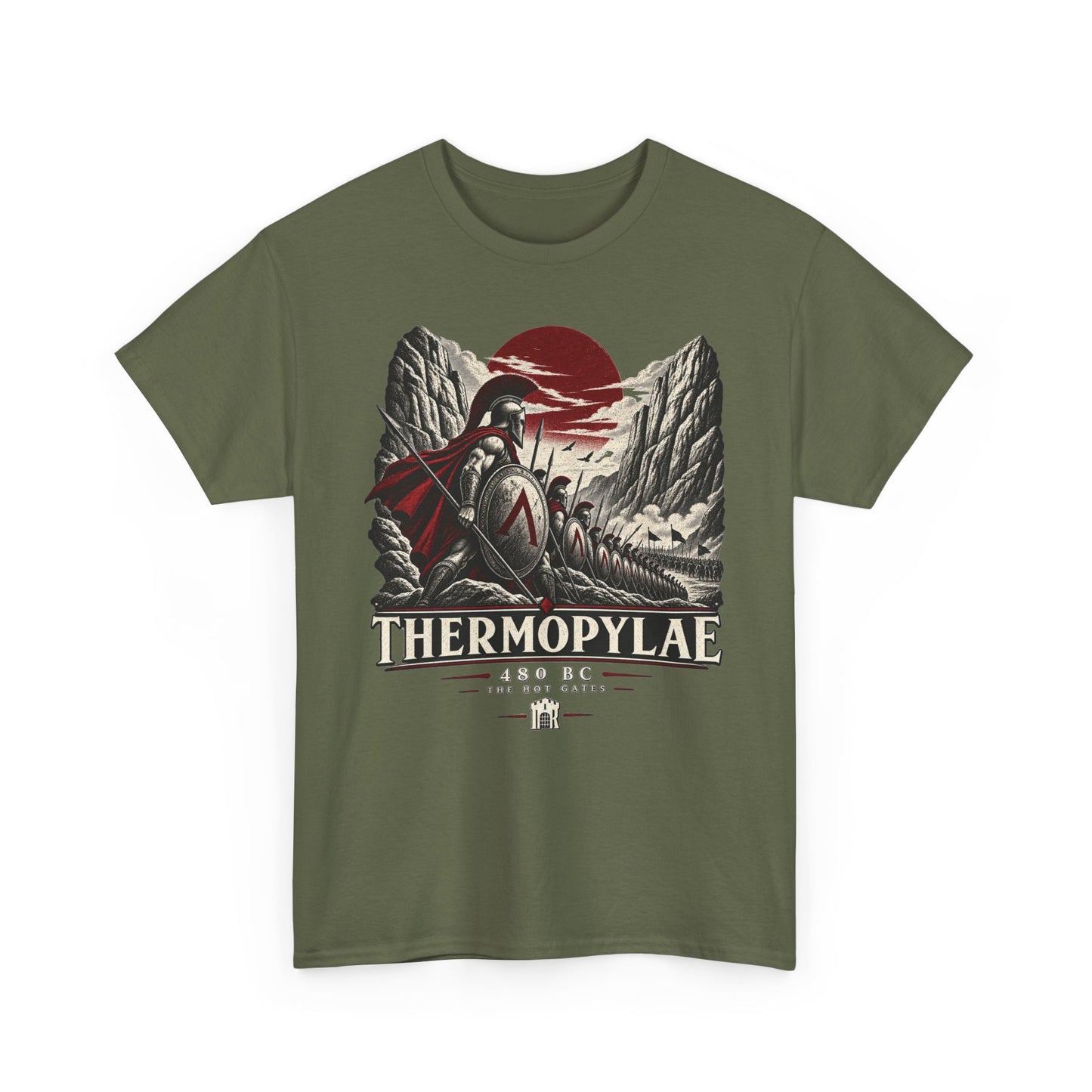 Thermopylae 480 BC Spartan T-shirt – alternate product view 3