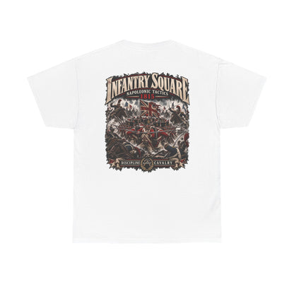 Infantry Square Napoleonic tactics T-shirt product mock-up