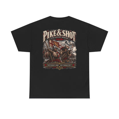 Pike and Shot 17th-century warfare T-shirt product mock-up