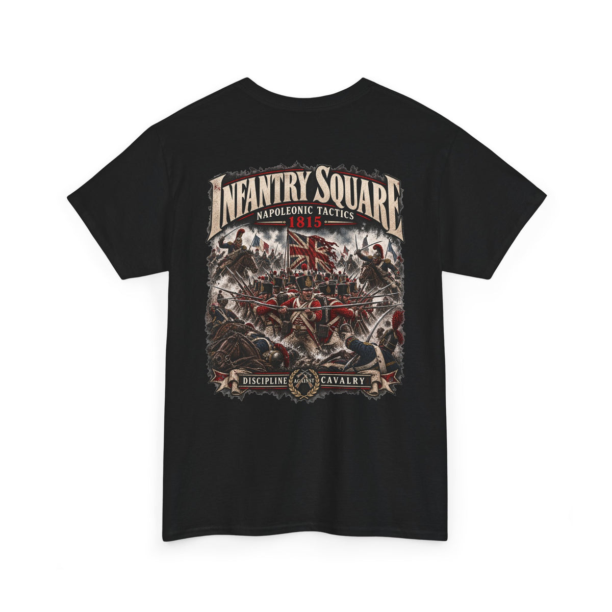 Infantry Square Napoleonic tactics T-shirt product mock-up