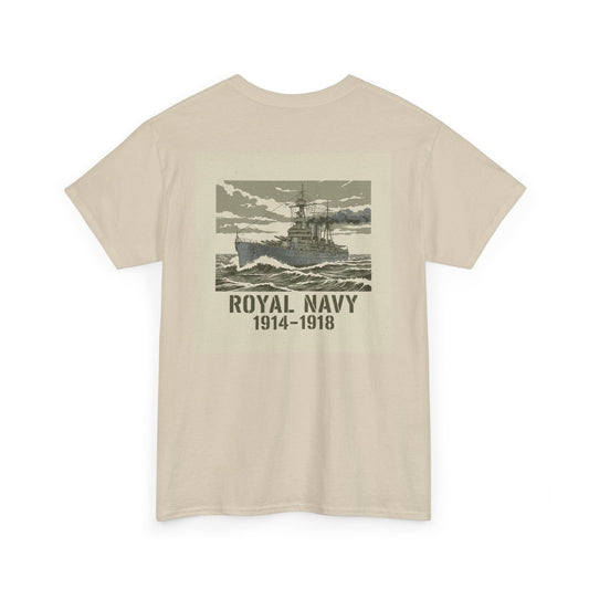Royal Navy 1914–1918 Vintage Battleship Tee