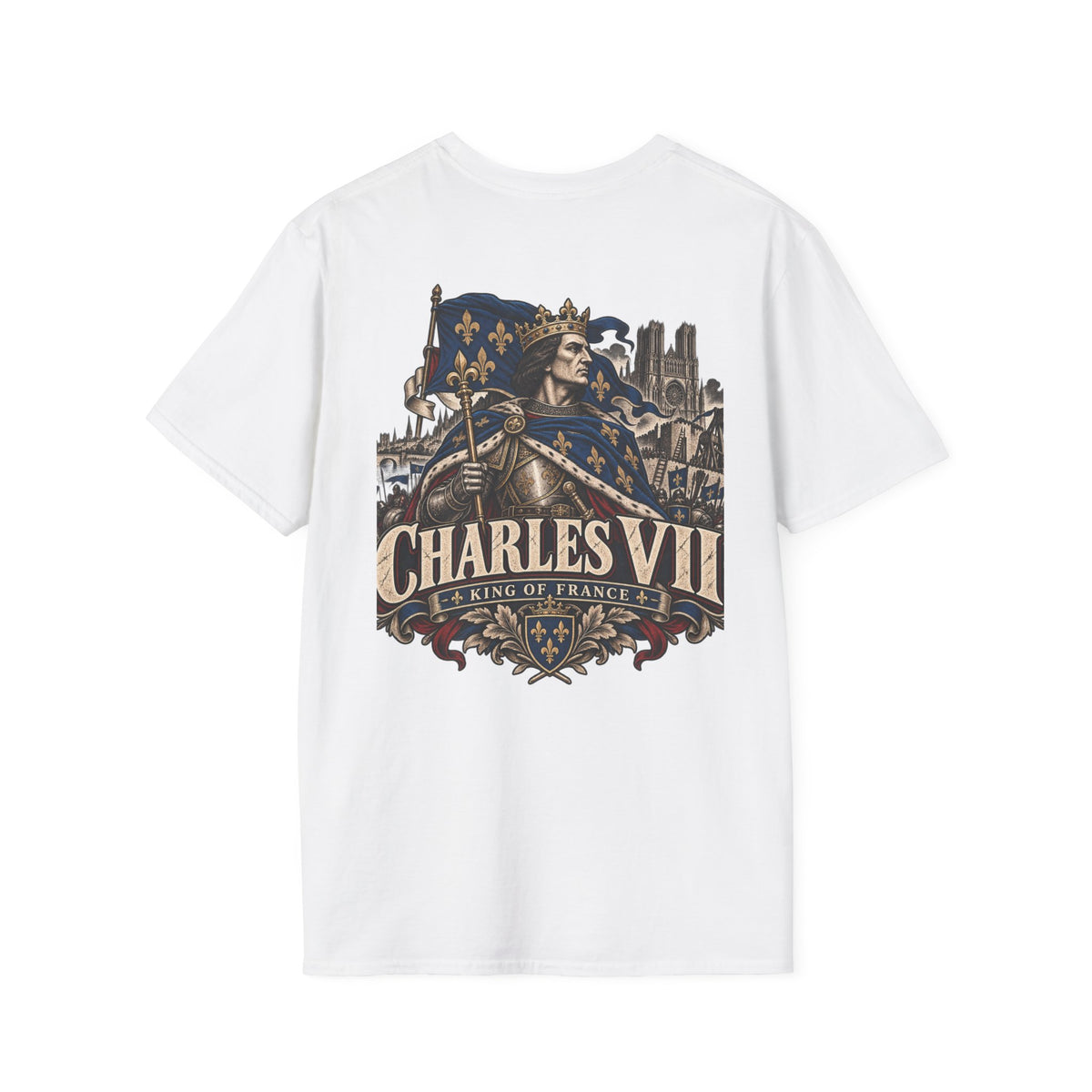Charles VII King of France T-Shirt Iron Regiment historical T-shirt image 8