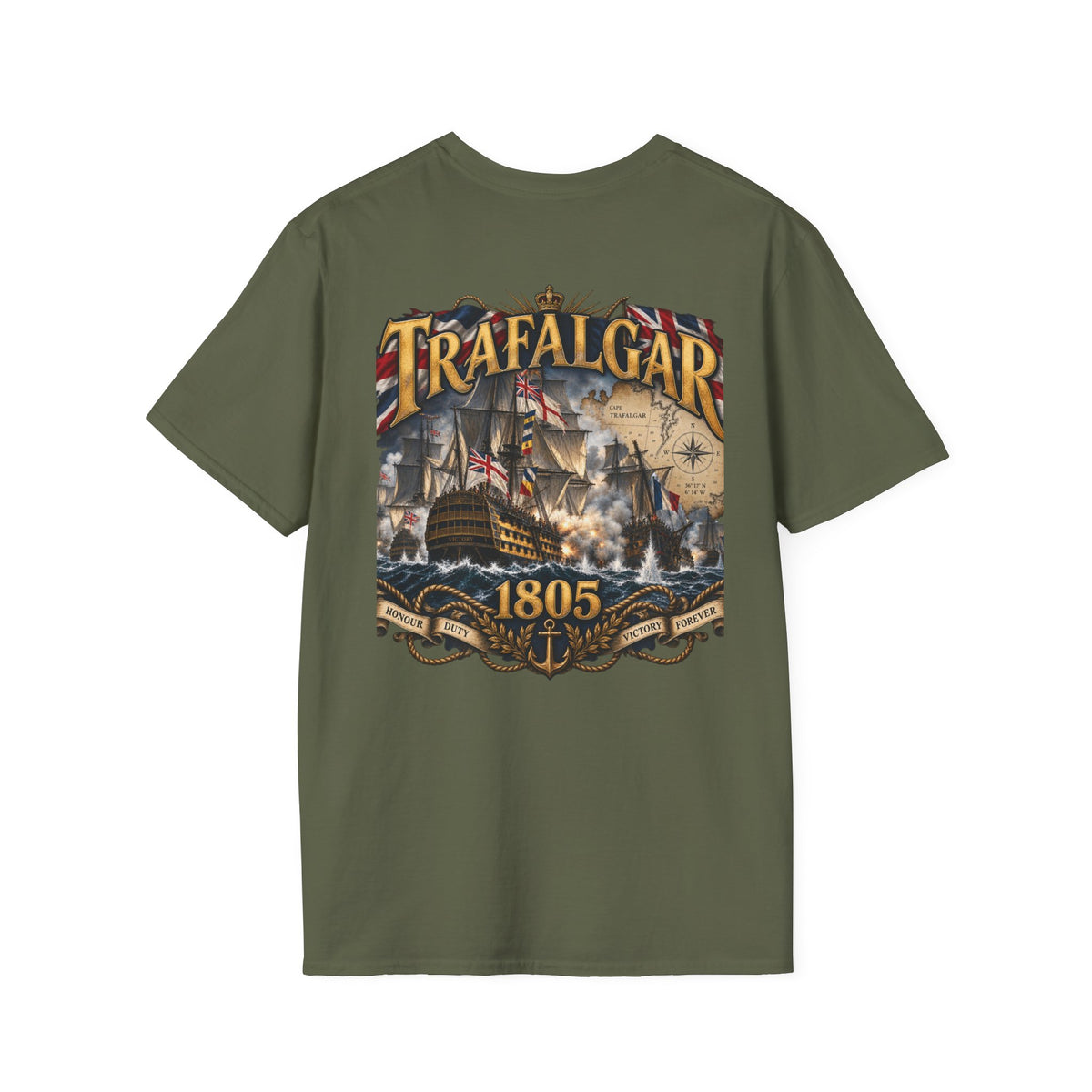 Trafalgar 1805 Naval Battle T-Shirt Iron Regiment historical T-shirt image 12