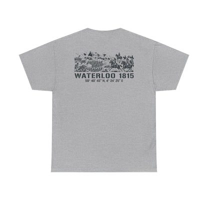 Waterloo 1815 Battlefield Engraving T-Shirt – Napoleonic History Tee