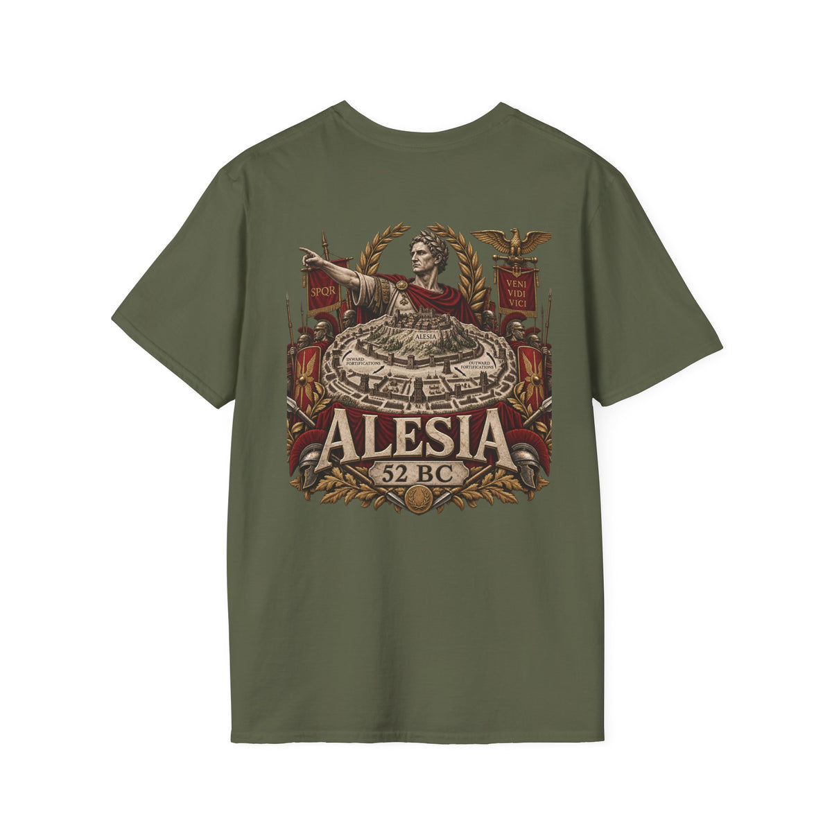 Alesia 52 BC Roman History T-Shirt Iron Regiment historical T-shirt image 12