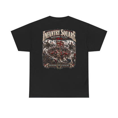 Infantry Square Napoleonic tactics T-shirt product mock-up
