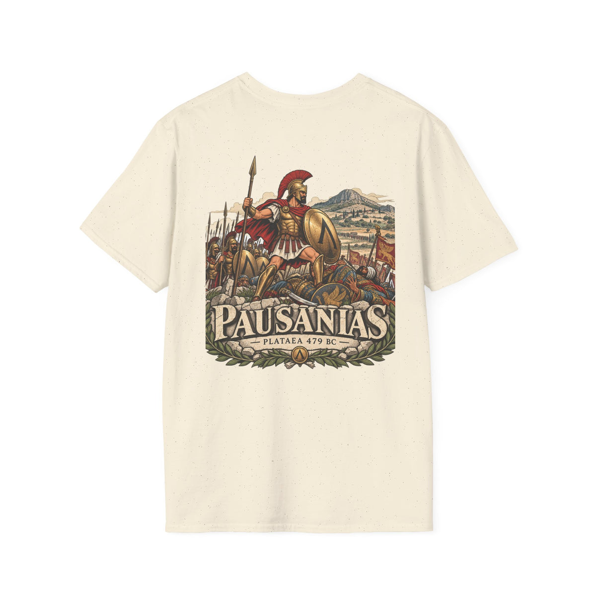 Pausanias Spartan Warrior T-Shirt Iron Regiment historical T-shirt image 6