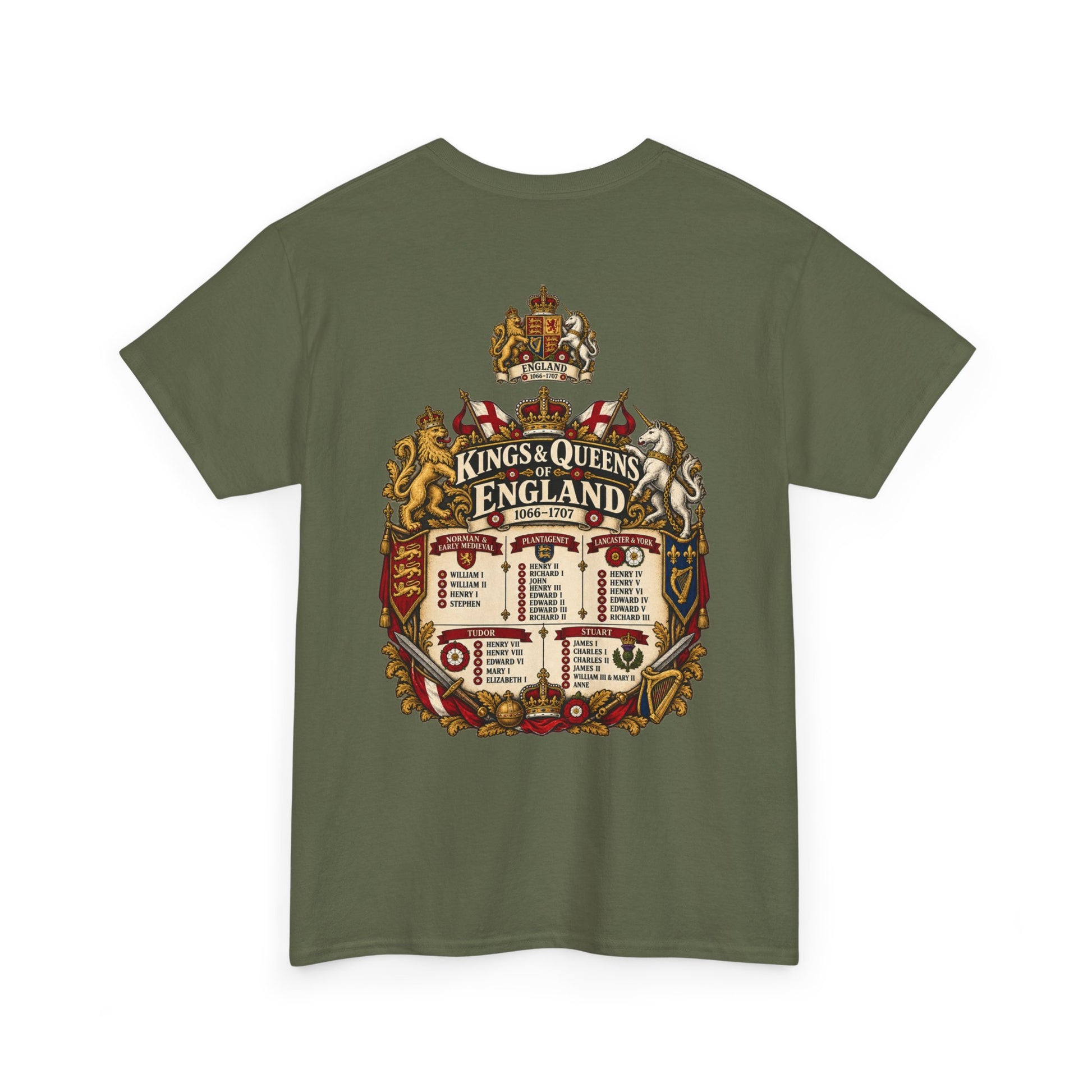 Kings and Queens of England 1066–1707 T-shirt – alternate product view 8