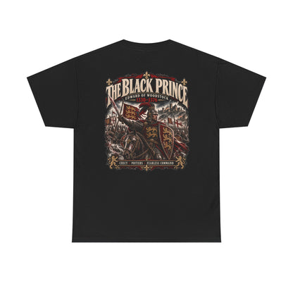 Edward the Black Prince medieval knight T-shirt product mock-up
