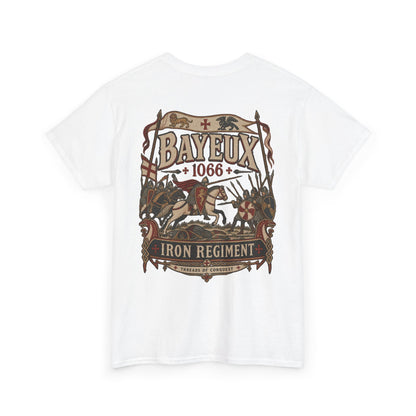 Bayeux 1066 Norman Conquest history T-shirt product mock-up