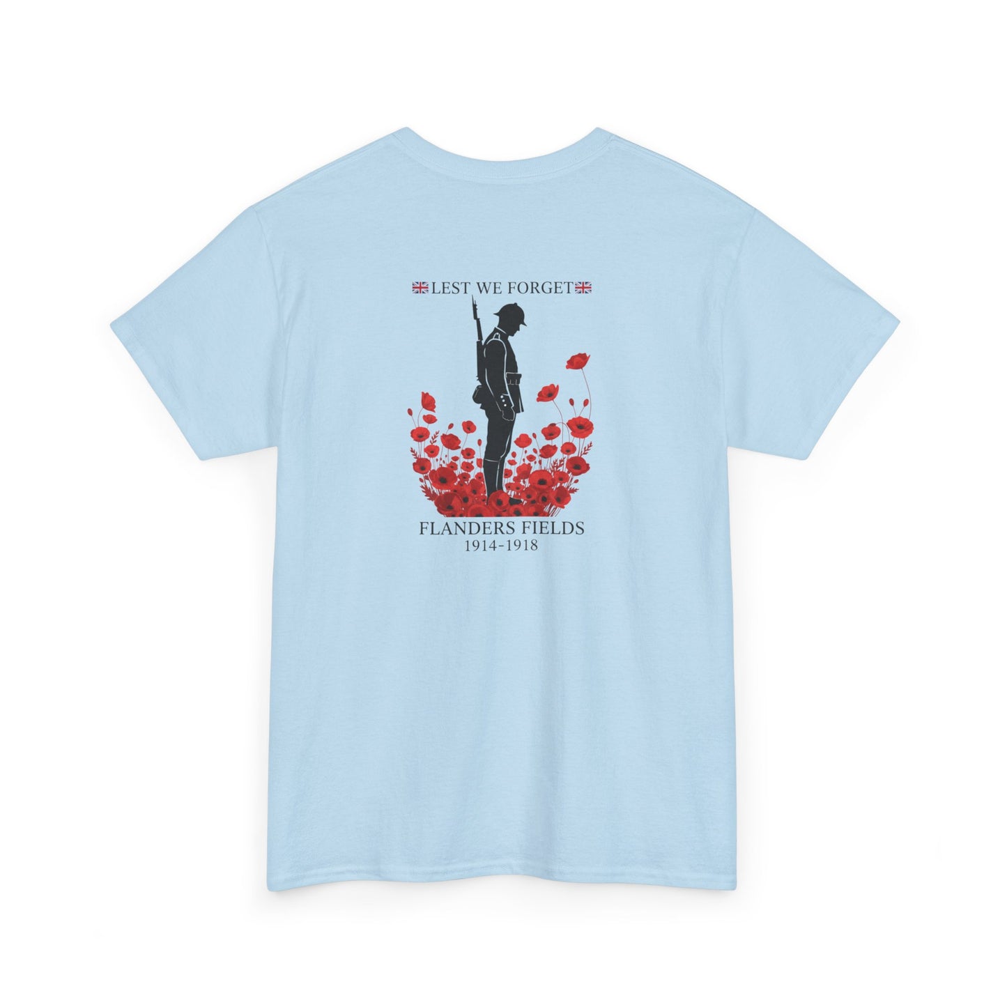Flanders 1914–1918 T-Shirt — Great War Heritage Graphic