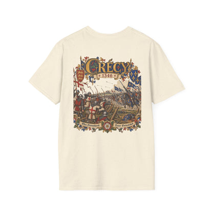 Crécy 1346 Battle T-Shirt Iron Regiment historical T-shirt image 10