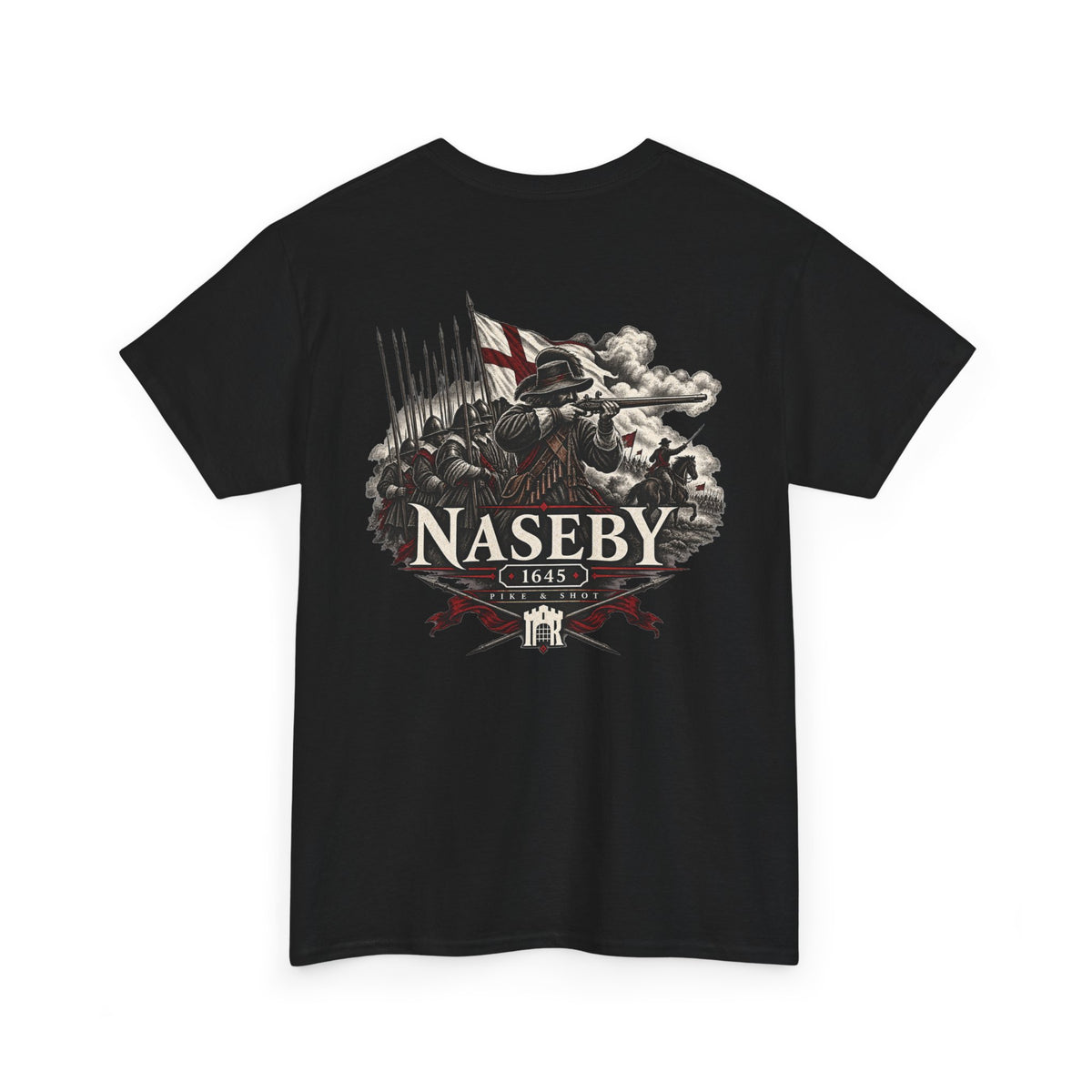 Battle of Naseby 1645 English Civil War T-shirt product mock-up