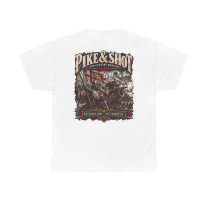 Pike and Shot 17th-century warfare T-shirt product mock-up