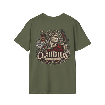 Claudius Roman Emperor T‑Shirt Iron Regiment historical T-shirt image 12