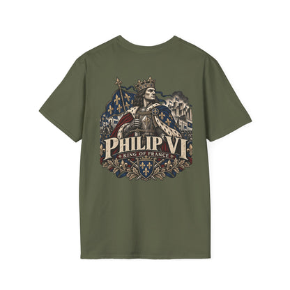 Philip VI King of France T‑Shirt Iron Regiment historical T-shirt image 6