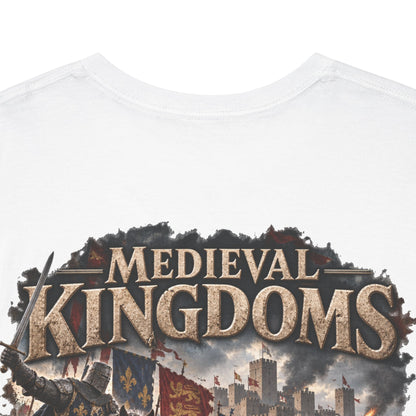 Medieval Kingdoms T-Shirt — Knights, Crowns & Battlefields