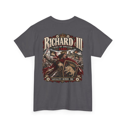 Richard III medieval history T-shirt product mock-up