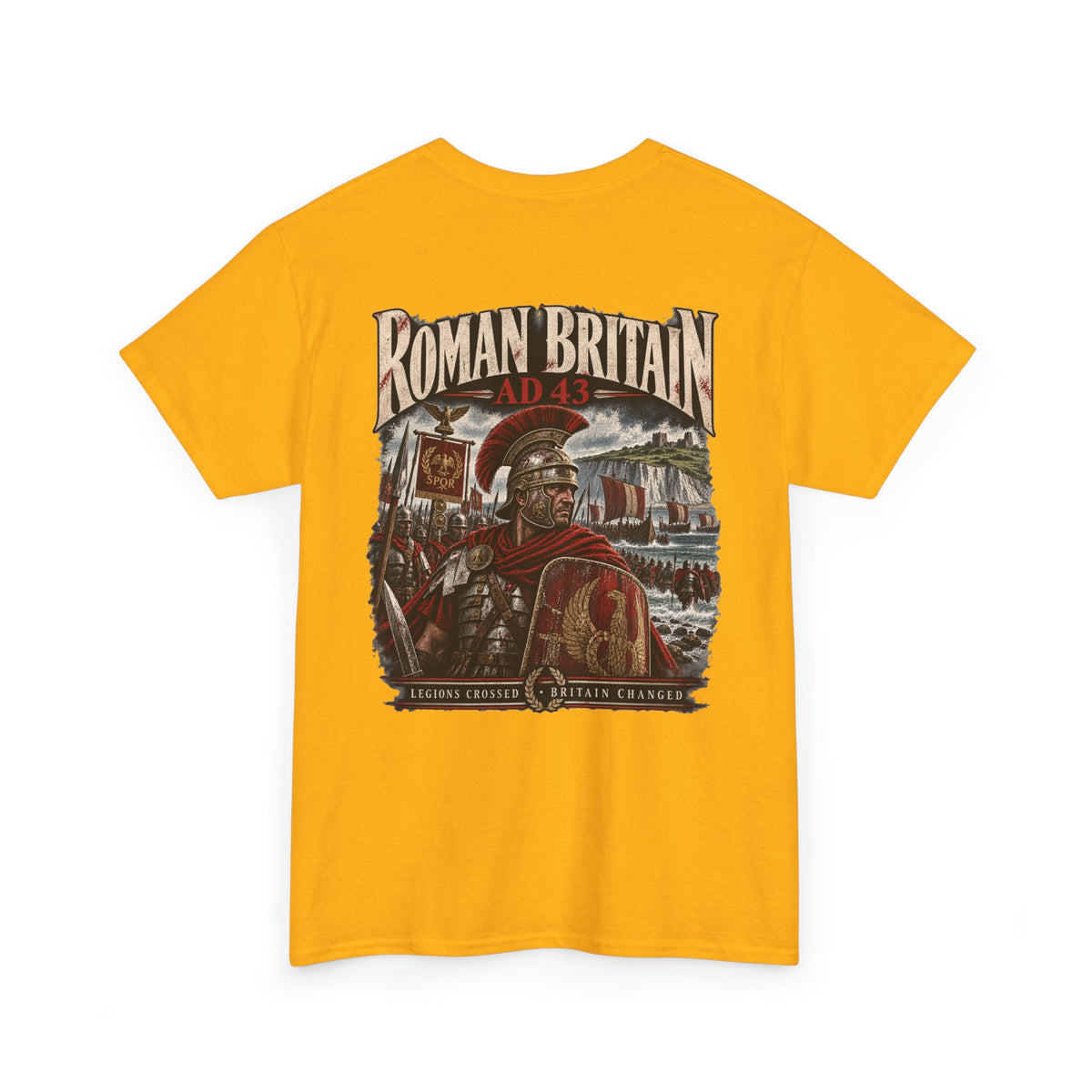 Roman Britain Roman soldier history T-shirt product mock-up