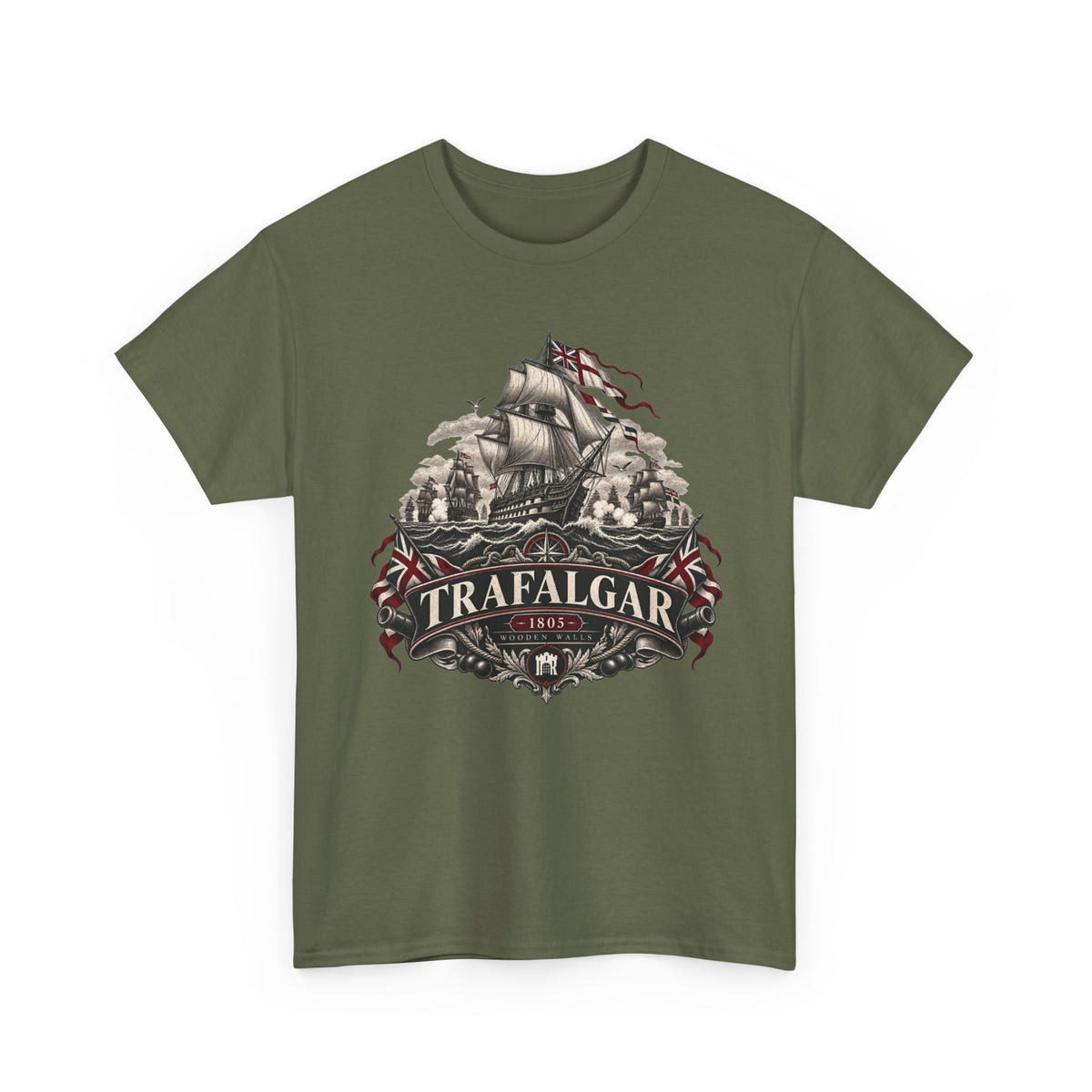 Trafalgar 1805 Royal Navy T-shirt – alternate product view 4
