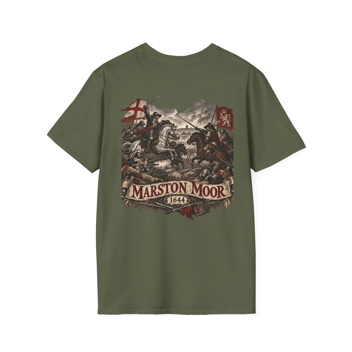 Marston Moor 1644 Battle T-Shirt Iron Regiment historical T-shirt image 12