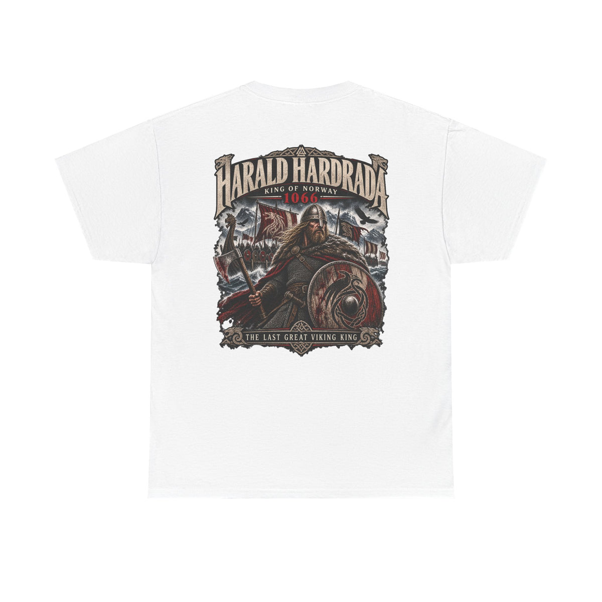 Harald Hardrada 1066 Viking King T-shirt product mock-up