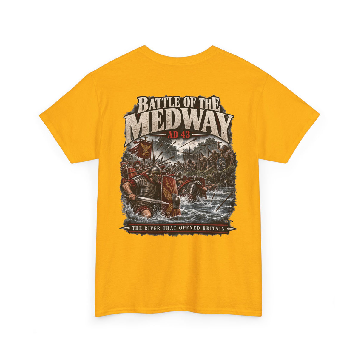 Battle of the Medway AD 43 Roman Britain T-shirt product mock-up