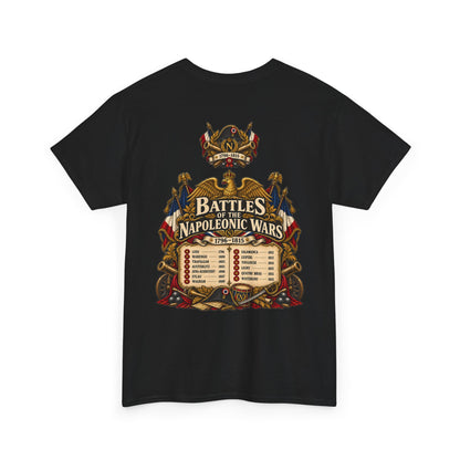 Napoleonic Era battles list T-shirt – alternate product view 9