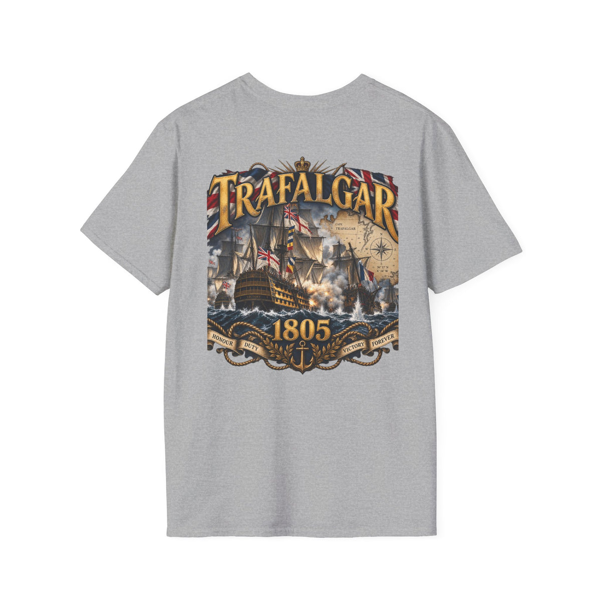 Trafalgar 1805 Naval Battle T-Shirt Iron Regiment historical T-shirt image 8