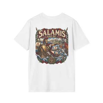 Salamis 480 BC Greek Battle T-Shirt Iron Regiment historical T-shirt image 6