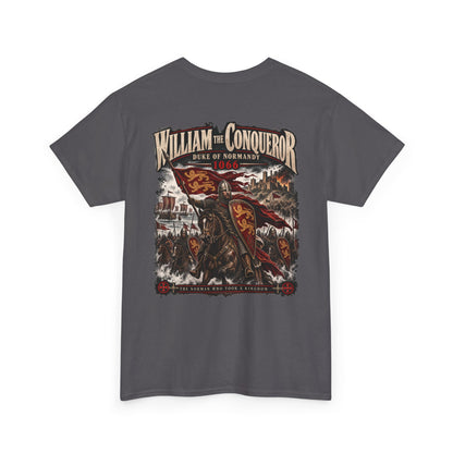 William the Conqueror Norman Conquest history T-shirt product mock-up