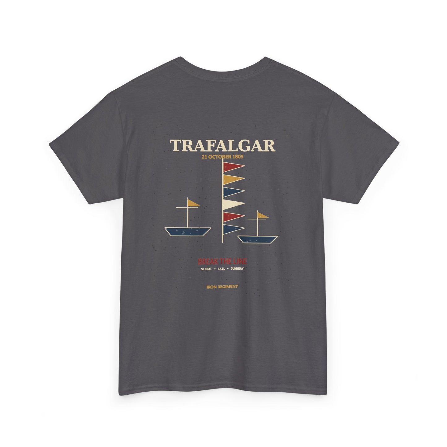 T-Shirt — Trafalgar Nautical Graphic Tee (Vintage Sailing Design)